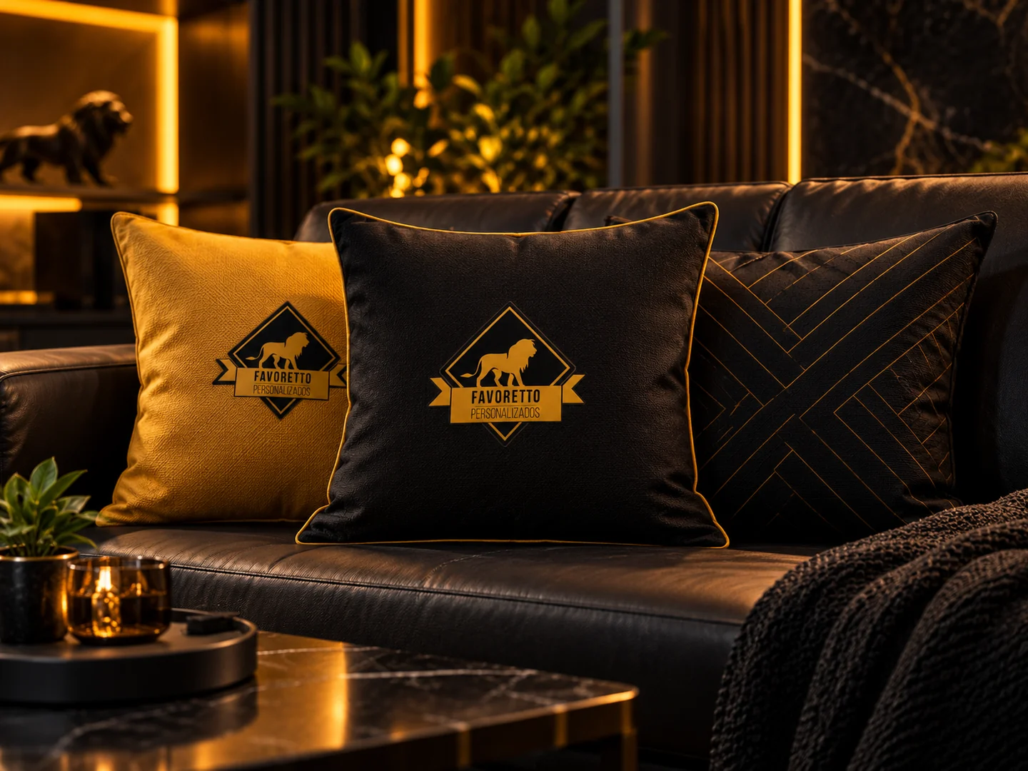 Almofadas personalizadas para empresas e eventos