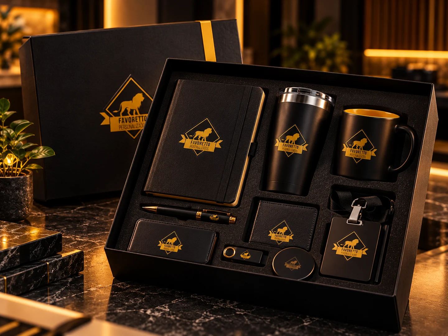 Kit corporativo de boas-vindas e onboarding personalizado